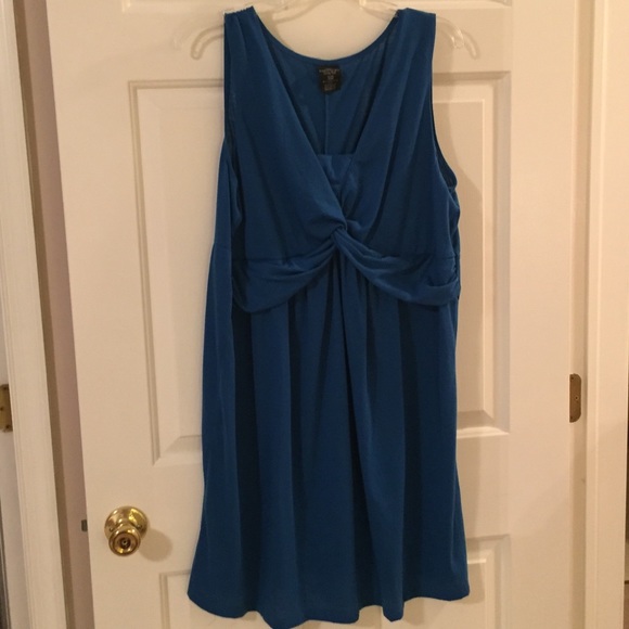 Faded Glory Dresses & Skirts - Faded Glory Knotted Front Tank Dress Empire Waist